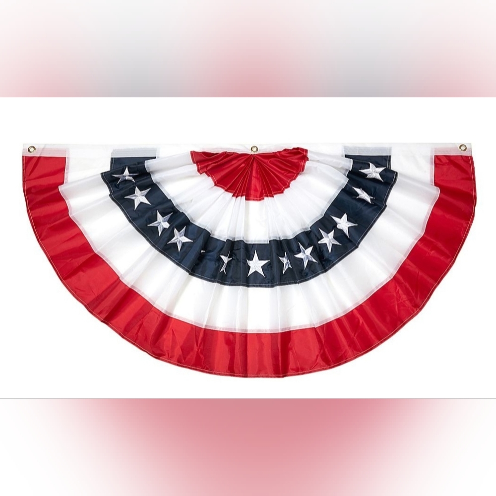 COPY - NWT - Celebrate Together Americana Bunting flag - Bundle of 2